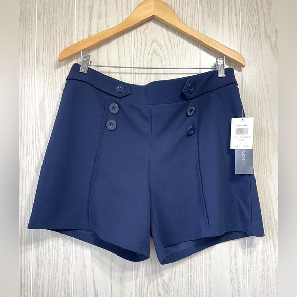NWT Retrology Blue Sailor Style Shorts Size Large - Picture 1 of 4